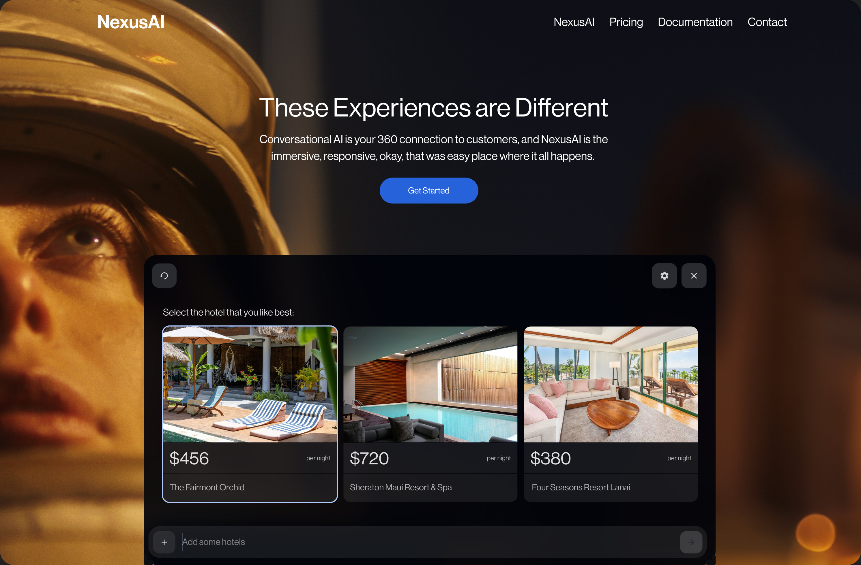 NexusAI — app screens